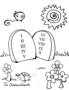 10 Commandments Coloring Page