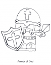 Armor of God Coloring Page