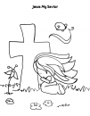 Jesus My Savior Coloring Page