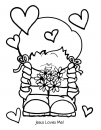 God Loves Me Coloring Page