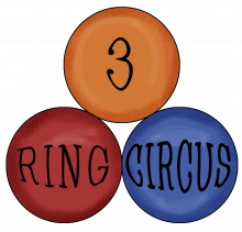 3 ring circus wordart png