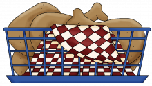 Chicken basket png