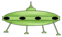 Flying saucer png