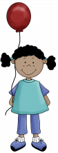 Girl with balloon png