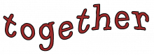 Together wordart png