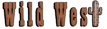 Wild west word png