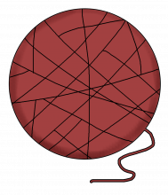 Yarn ball png